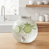 Glas Getränkespender 5,5 Liter mit Zapfhahn & Deckel Produktbild-Vorschau 3