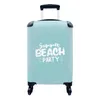 MuchoWow® Koffer Handgepäck Trolley Rollkoffer Kleine Produktbild-Vorschau 1