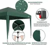 Zelsius Pavillon pliable 3x3 m avec parois latérales, vert, Voir les images du produit 4