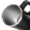 Thermobecher 1,2 L mit Strohhalm Griff Deckel Edelstahl Produktbild-Vorschau 3