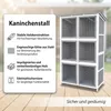 Mucola Hasenstall Kaninchenstall Freigehege Hasenkäfig 6 Produktbild-Vorschau 2