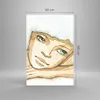 Bilder auf glas - Einteilig - Gesicht Dame Fantasie Grafik Produktbild-Vorschau 3