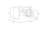 Furniture24 Schreibtisch Tempra 2 T2Kb231L-C734 Weiß Produktbild-Vorschau 4