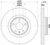 2 Bremsscheiben innenbelüftet Ø 68 mm 30 mm HELLA passend Produktbild-Vorschau 9