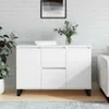 vidaXL Sideboard Weiß 101,5x35x70 cm Holzwerkstoff Produktbild-Vorschau 1