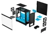FRACTAL DESIGN Geh Pop Air RGB Cyan Core TG Clear Tint Podgląd zdjęcia produktu 11