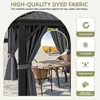 YITAHOME Pavillon 3x3 m, Winterfest Gazebo, Festem Dach, Produktbild-Vorschau 4