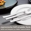 Besteck Set 60 teilig Edelstahl für 12 Personen Essbesteck Produktbild-Vorschau 4
