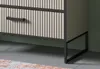 Bad Hochschrank "Scana" Sand schwarz Badschrank 2-türig 59 Produktbild-Vorschau 5