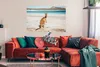 MuchoWow® Poster Känguru - Strand - Meer 120x80 cm - Bilder Produktbild-Vorschau 3