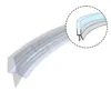 A close-up of a shower door seal with a magnified inset showing the cross-section. Podgląd zdjęcia produktu