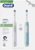 Oral-B Pro 1 Duo White & Blue, Dospelý, Leštenie, Jemný, Náhľad obrázku produktu 1
