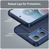 Hülle für Motorola Moto G34 Carbon-Faser Weich TPU Silikon Produktbild-Vorschau 4
