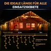 LED-Eisregen-Lichterkette LED Beleuchtung Lichterkette Produktbild-Vorschau 5