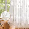 2 Stück Voile Spitze Vorhang,Weiß Produktbild-Vorschau 1