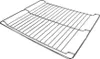 A silver metal oven rack is shown from a diagonal angle against a white background. Náhľad obrázku produktu