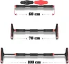 Three pull-up bars of different lengths are shown with measurements. Náhled obrázku produktu