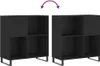 vidaXL Skriňa na taniere čierna 84,5x38x89 cm odvodený Náhľad obrázku produktu 8