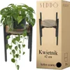 Blumenständer aus Metall, Holz, stehend, Loft, Ständer, Produktbild-Vorschau 1