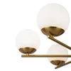 Lampa wisząca, szkło metalowe, mosiądz, 8-płomienna, D 67 Podgląd zdjęcia produktu 5