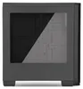 Side view of a computer case with a tinted glass panel. Produktbild-Vorschau
