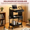 Rollwagen, Küchenwagen, 2 Metallgitterablagen und 1 Produktbild-Vorschau 6