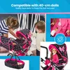 Kinderplay kočárek pro panenky 3v1, Černý/fialové Náhled obrázku produktu 6