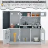 A children's play kitchen with various accessories. Produktbild-Vorschau