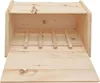 Metallfreie Brotbox mit Klappe und Gravur aus Zirbenholz Produktbild-Vorschau 5