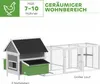 PawHut Hühnerstall 283x133,5x112 cm Hühnerhaus für 7-10 Produktbild-Vorschau 4