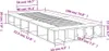 vidaXL Posteľný rošt čierny 90x190 cm Materiál dreva Náhľad obrázku produktu 6