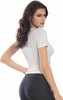 Damen T-Shirt Viskose Stretch – Slim Fit, Kurzarm, Produktbild-Vorschau 4