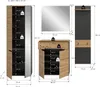 Garderobe Set 4-teilig "Cooper" in Artisan Eiche und grau Produktbild-Vorschau 10