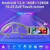 Android13 10,25'' bezdrátové rádio CarPlay Multimedia pro Náhled obrázku produktu 3