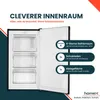 homeX Gefrierschrank, Tiefkühlschrank klein - 60L Produktbild-Vorschau 3