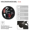 Verlängerungskabel 5 m / 1 Steckdose / schwarz / Gummi-Neopren / 250 V / 1,5 mm2 Voir les images du produit