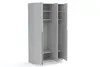 Kleiderschrank Pablo 135 cm, Weiß mit Einlegeplatten, Produktbild-Vorschau 2