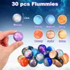 30 Stück Flummies für Kinder Planeten-Gummibälle 32mm für Produktbild-Vorschau 2