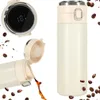 Kubek termiczny z ustnikiem Termos LED 420ml beżowy Podgląd zdjęcia produktu 8
