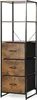 A tall, narrow storage unit with three drawers and open shelves. Anteprima dell’immagine prodotto