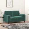 vidaXL Coussin décoratif 2 pcs. Vert foncé Ø15x50 cm Voir les images du produit 2