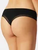 Schiesser Damen Tanga String im 3er Pack - Größe 40 Schwarz Produktbild-Vorschau 16