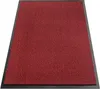 A red doormat with a black border, shown from a slightly elevated diagonal angle on a white background. Produktbild-Vorschau