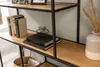 Industrial Bücherregal SLIM LINE 185x135cm Wildeiche Produktbild-Vorschau 4
