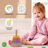MERLE TOYS® Stapelturm Holz, 100% Öko, Stapelturm 1 Jahr Produktbild-Vorschau 4