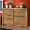 Hochkommode Sideboard Wildeiche Schrank Anrichte Produktbild-Vorschau 5