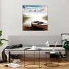 Bilder auf glas - Berge See Boot - 70x70cm - Glasbilder - Produktbild-Vorschau 6