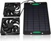 Vodotěsný ventilátor na solární pohon - venkovní ventilátor Náhled obrázku produktu 1
