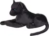 A plush toy panther lying down on a white background. Podgląd zdjęcia produktu