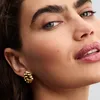 Pandora Gewellte Breite Creolen-Ohrringe 263879C00 Ohrringe Produktbild-Vorschau 6